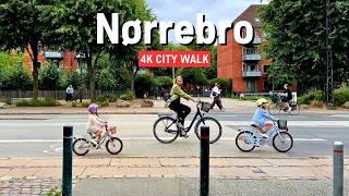 Walking Nørrebro  COPENHAGEN Denmark  City Sounds in 4K