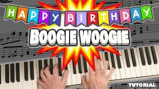 Hit the GROOVE ! Play Happy Birthday Boogie Woogie Piano Style ! Beginners Tutorial Music Lesson