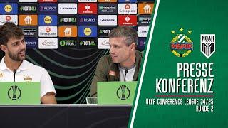 Pressekonferenz vor dem Spiel gegen FC Noah