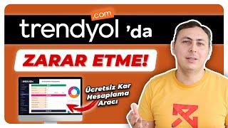 Trendyol'da Nasıl Kar Hesaplanır ? (EXCEL İLE UĞRAŞMA) | Ücretsiz Trendyol Kar Hesaplama Aracı