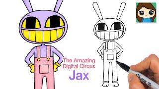 How to Draw Jax Rabbit | The Amazing Digital Circus