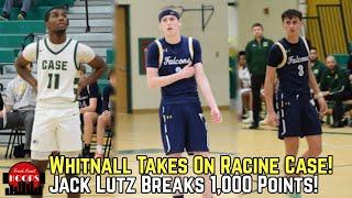 Whitnall Gets TESTED By Racine Case! Jack Lutz Scores 1,000th Point!