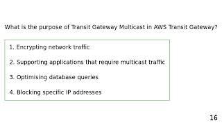 AWS Transit Gateway - Quiz