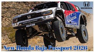 Honda Baja Passport to Debut in 2026 Iconic Mint 400 | HR35TT 3.5L Twin Turbo Engine | 550 Hp