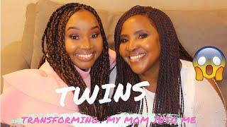 TRANSFORMING MY MOM INTO ME | TWINS!