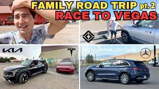 Electric Family SUV Race To Vegas Finale! Pushing The Limits To The Finish Line