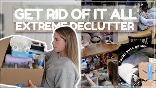 THROWING EVERYTHING OUT IN 2024 / Decluttering, Organizing, & Cleaning! Whole House Declutter