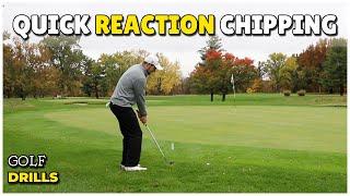 Quick Reaction Chipping Golf Drill