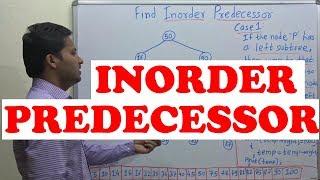 INORDER PREDECESSOR in Binary Search Tree