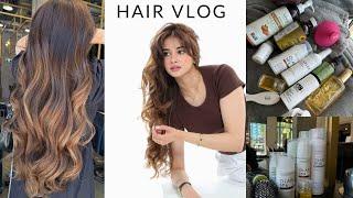 Hair Vlog: HAIR CARE to grow LONG & HEALTHY HAIR, Hair treatments, Favourite hair oils & products