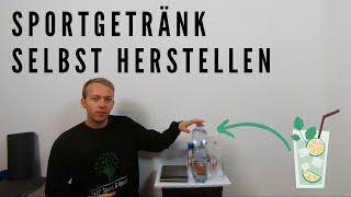 Isotonisches Getränk selber herstellen!