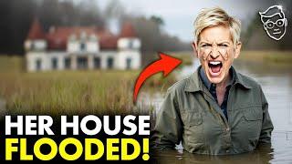 TRUMP CURSE: Ellen’s New English Mansion In The U.K. DESTROYED Immediately After Fleeing America 