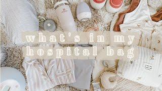 WHAT'S IN MY HOSPITAL BAG | second time mom, what you actually need