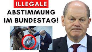 Abstimmung im Bundestag: Illegale Stimmkarten aufgeflogen!