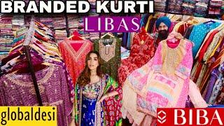 DIWALI SALE ON BRANDED KURTIS AT 95% OFF BIBA LIBAS KURTI WHOLESALE MARKET कुर्ती प्लाजो सेट 