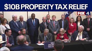 Governor Abbott signs $10 billion property tax relief package