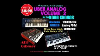 Korg Kronos Uber Analog Volume 2 Teaser Oberheim ARP Sequential Rik Marston