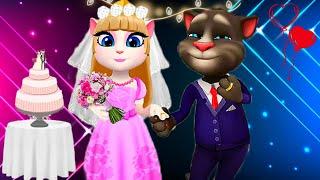 My talking Angela 2 | Angela and Tom Couple's wedding  Cosplay The most beautiful wedding ️