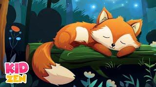 Relaxing Music for Kids: Peaceful Nights  10 Hours of Sleeping Video for Babies | Cute Sleeping Fox