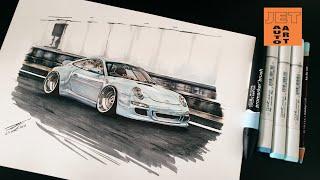 "Roller Practice" - Sho's widebody Porsche 997 Carrera