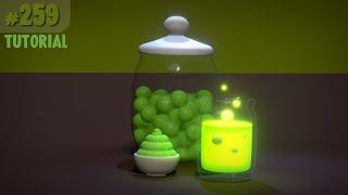 3D Glowing Ooze in a Glass Jar | 4K Nomad Sculpt Tutorial