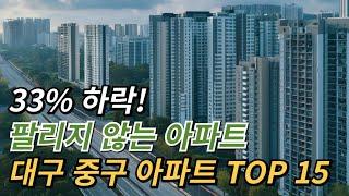 24년 6월 대구 중구 아파트 급매 가격 하락률 1/3 증발 (아파트 재건축 부동산 실거래가)