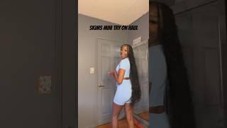 Skims Mini try on haul #skims #tryonhaulskims #skimsswim #skimsreview