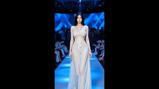 #Perfect身材 #Elegant girl #Long dress #Tender model