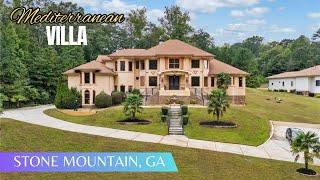 15,000 SQFT Luxury Multigenerational Villa on 2 Acres w/Luxury Movie Theater FOR SALE Near Atlanta