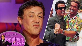 Sylvester Stallone Calls Arnold Schwarzenegger "A Genius" | Friday Night With Jonathan Ross