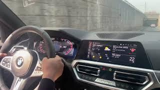 BMW M340i 터널 배기영상 파포먼스 배기 튜닝후 21년식 차량