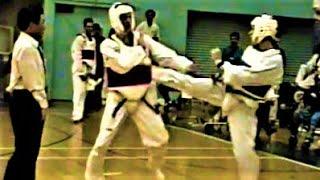 TAEKWONDO old footage of ANDRE LIMA winning Tournaments in CALIFORNIA (1991) OLD SCHOOL WT KUKKIWON