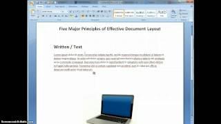 5 PRinciples of Effective Document Design