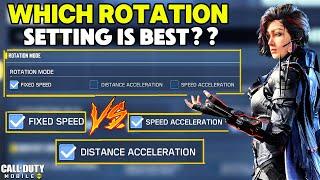 Which Sensitivity Is Best? Fixed Speed VS Distance Accelration VS Speed Acceleration in COD MOBILE