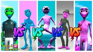 Color Dance Challenge Dame Tu Cosita vs El Taiger Me Kemaste! | META ANIMATION