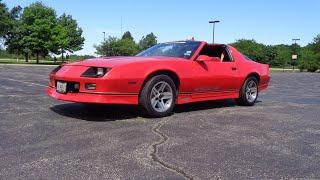 1986 Chevrolet Camaro Z28 IROC Lear Siegler Seats in Red & Ride on My Car Story with Lou Costabile