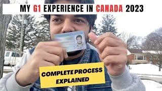 MY G1 EXPERIENCE IN CANADA 2023 |COMPLETE PROCESS, FEES, AND TIPS | INTERNATIONAL STUDENT IN CANADA