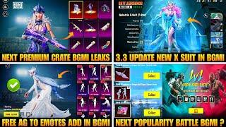  Next Premium Crate Bgmi | Bgmi New X Suit | Free Ag To Emote Bgmi | Next Popularity Battle In Bgmi