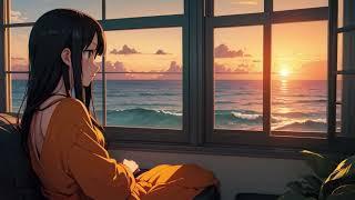 作業用BGM-部屋でかけるチルLoftMusic「海と彼女、夕陽の静寂とLoftMusicの調べ」 "Sea and Her: Sunset Serenity with LoftMusic"