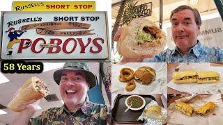 New Orleans Food Restaurant Review: Search for Best Burger & Po-boy at Russell’s Short Stop Po-Boys