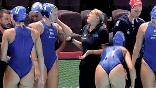 Women's Water Polo (Romania vs. Greece)  Intense Battle in the Pool