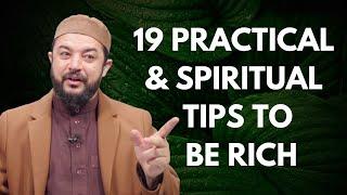 19 Practical and Spiritual Tips To Be Rich - You will only find them in this video #islamictips