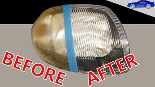 How to restore headlights? 4 methods comparison.