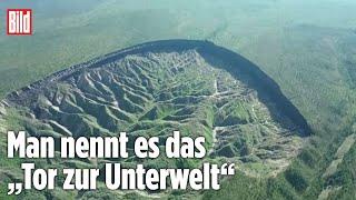 Batagaika-Krater: Das weltgrößte Permafrost-Loch wächst unfassbar schnell