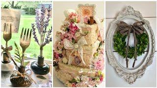 Thrifty Charm Decor Shabby Chic Vintage Rustic Home and Wall Hangings Decor Idea in budget