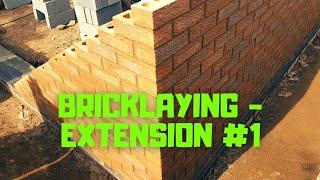 Bricklaying - Extension - Building Corners #bricklaying #bricky #England