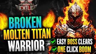 Path of Exile 2 - Best Molten Titan Warrior Build is OP! (Best POE 2 Warrior Build)