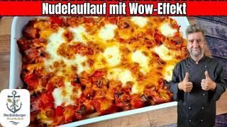 Perfect pasta bake recipe with sausage & cheese - simple & delicious