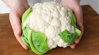 Cauliflower with eggs tastes better than meat! Very delicious, simple, and quick!