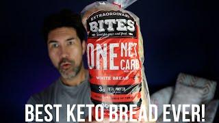 Extraordinary Bites Low Carb Keto Bread Review | with Blood Glucose Readings | Best KETO Bread Ever?